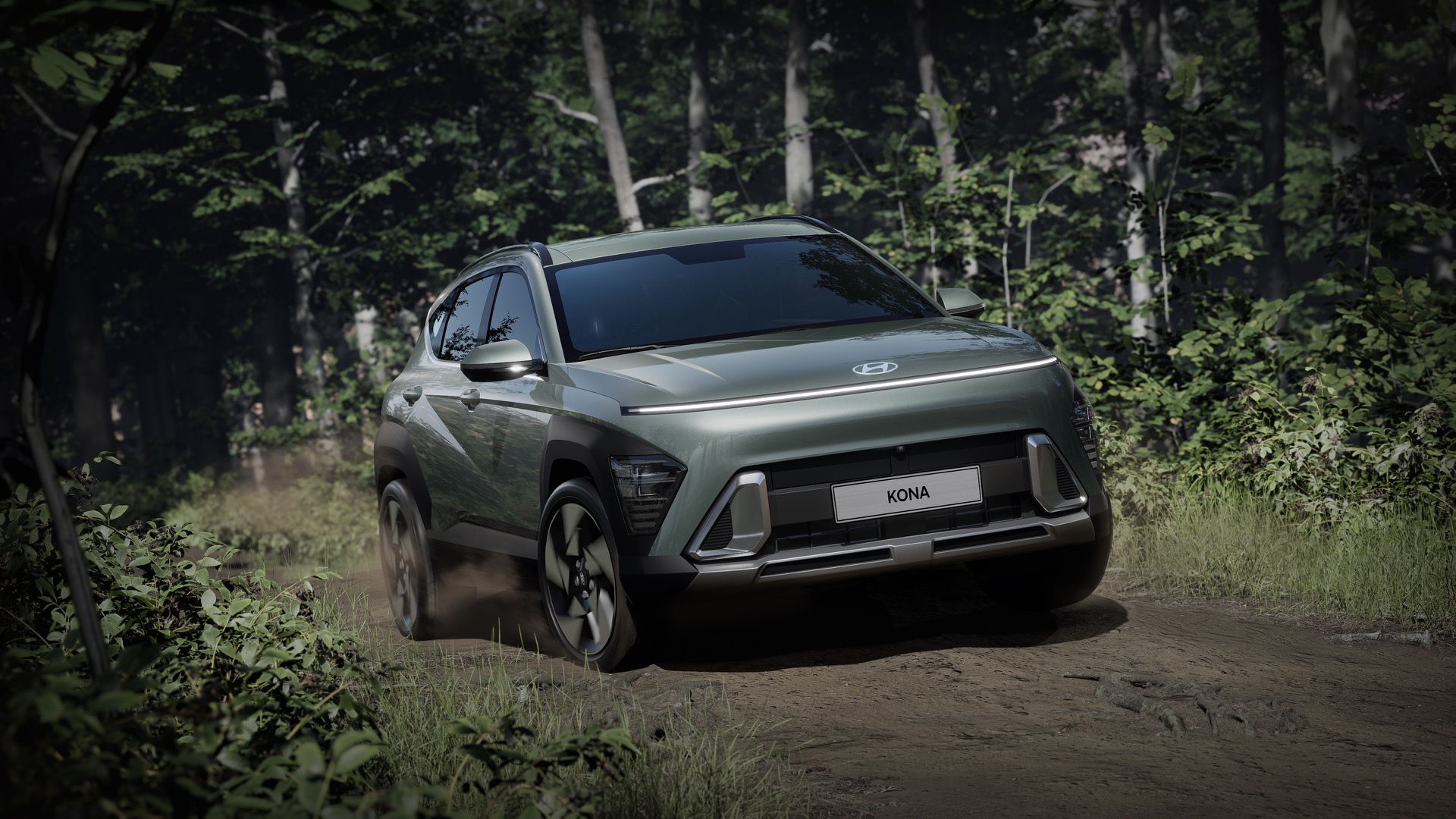 2024 Hyundai Kona revealed with "EV-led design," hybrid version